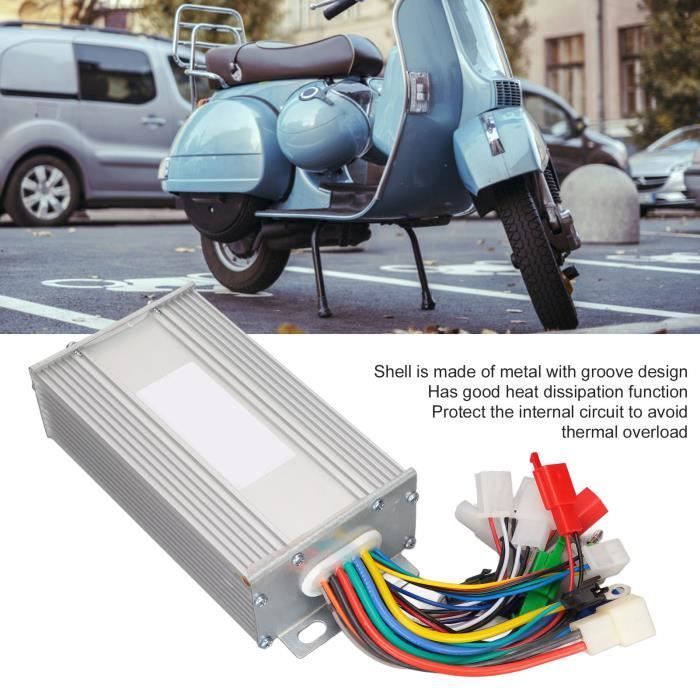 Contrôleur Moteur Sans Balais 36V 500W Keenso – Pour Vélo électrique, Trottinette, Avec Poignée D’accélérateur (22,2 Mm)