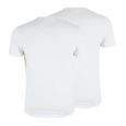 ATHENA Lot de 2 tee-shirts col V  Easy Color Blanc HOMME-2