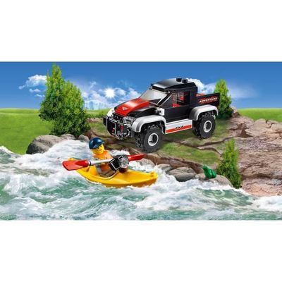 LEGO City 60240 L aventure en kayak Jeu de construction Cdiscount Jeux Jouets