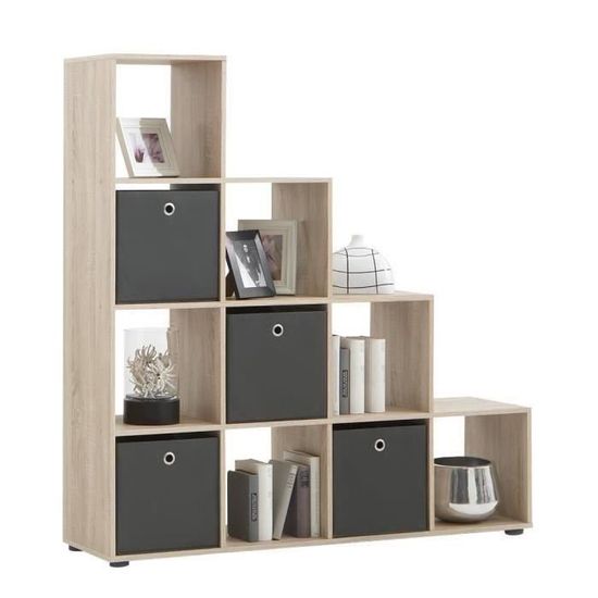 Separation 10 Cases Bibliotheque Escalier Etagere De Rangement Diy