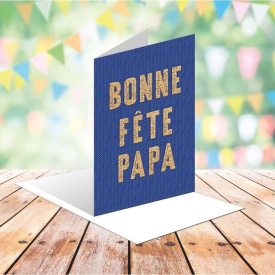 Carte Fete Des Peres Bonne Fete Papa Draeger Paris Cdiscount Maison