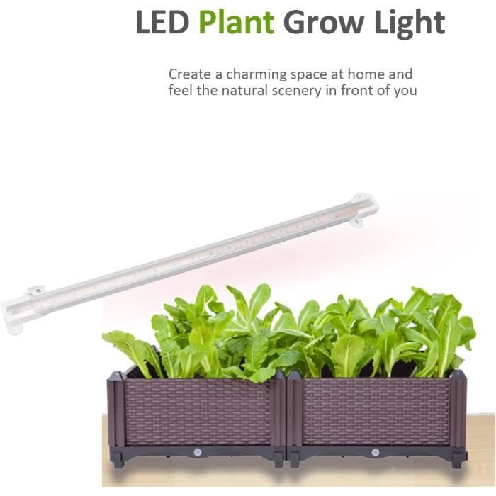 Cultivez Lumières Lampe Spectre Complet LED pour Plantes Intérieur-Serre,Lampe Croissance