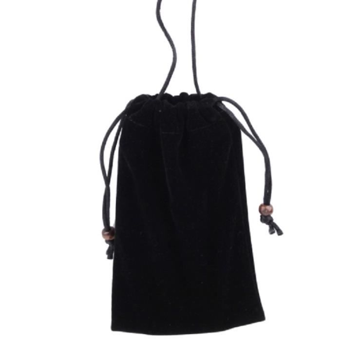 Housse étui Flanelle Avec Corde Pour Xiaomi Mi 9T (2019) - Noir, Anti-rayures