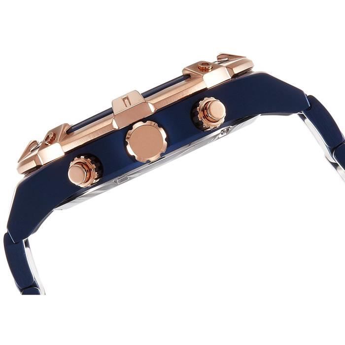 Guess W0377G4 Montre Homme Quartz Analogique Cadran Bleu