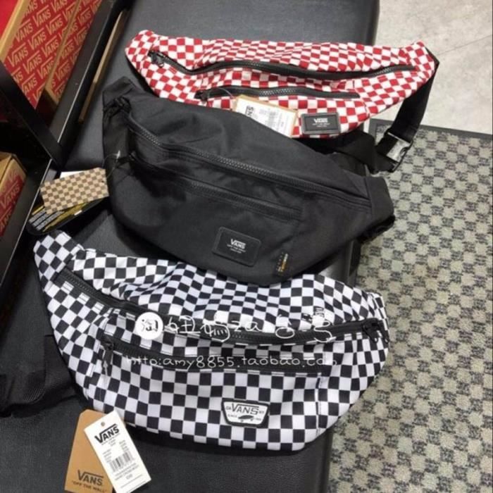 Sac banane Sac banane damier pour femmes sac banane Hip Hop
