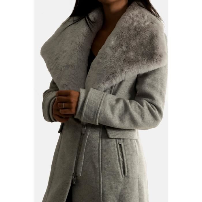 Manteau salsa gris deals