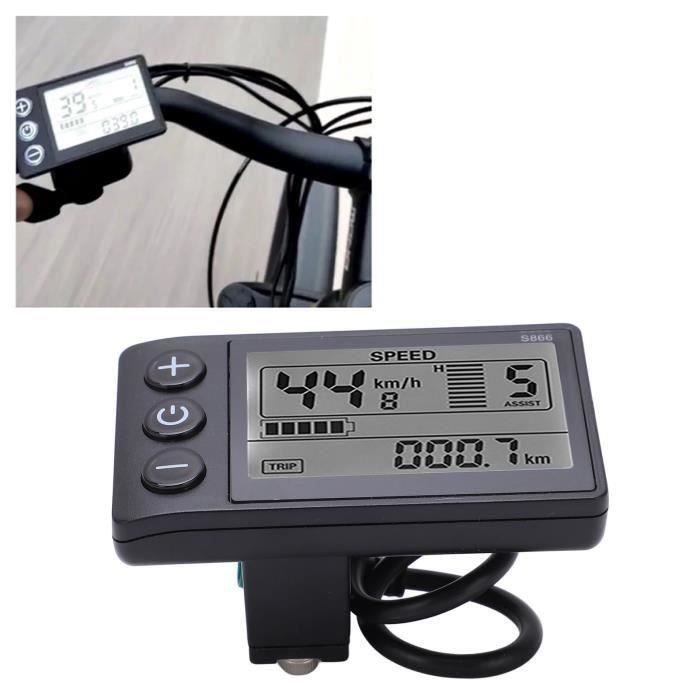 Affichage LCD tanche V lo lectrique S866 LCD Display Meter 24V
