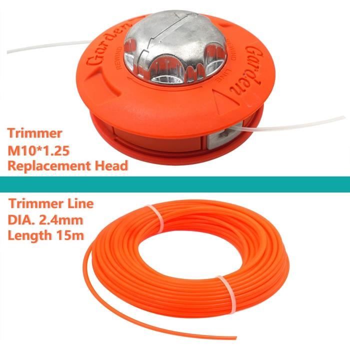 Capot Fil ABS 2 Couvercles Bobine Pour Débroussailleuse Bosch AFS 23-37 - Pièce Rechange ABS Rouge - F016F04841 Référence F016f04841