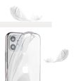 VCOMP® Pour Apple iPhone 11 6.1": Coque Silicone gel UltraSlim et Ajustement parfait + mini Stylet - TRANSPARENT-3
