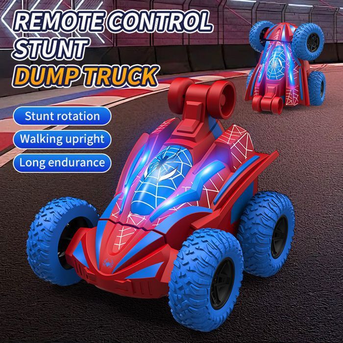 Voiture Télécommandée Spider Transformable 2 En 1 Robot RC 360° - Jouet Enfant 3+ Ans