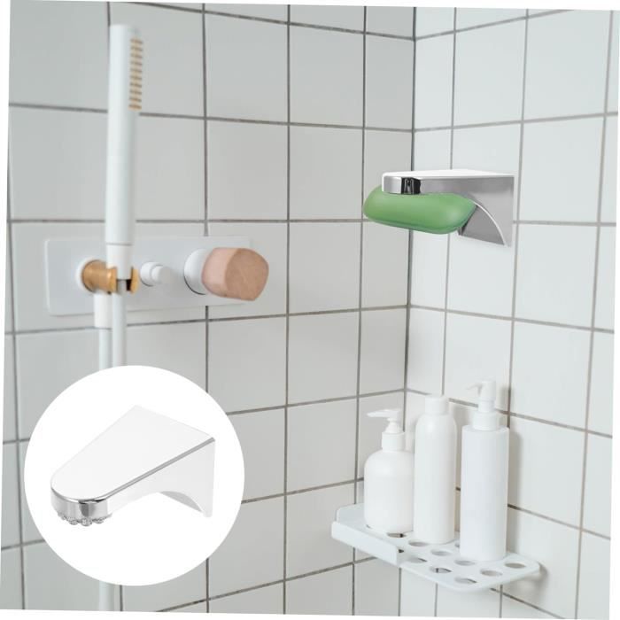 2 Pièces Porte-Savons Auto-Drainants En Plastique Transparent,13×8.8cm