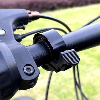 Sonnette De Vélo Invisible – Alliage Aluminium, 85 DB, Fixation 22-25 Mm, Noir