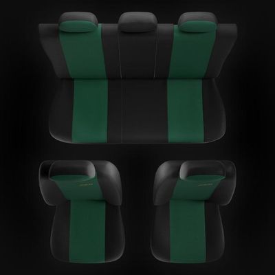 Mossa Housses De Siège Adaptées Pour Fiat Doblo I, II, III, IV, V (2000- ) - Housse Siege Voiture Universelles - Couverture Siege - S-G1