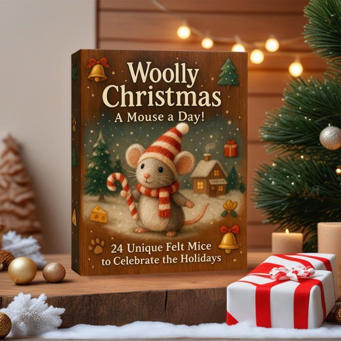 Calendrier De L'Avent De Noël Hamster 2025-2D Décoration Acrylique 24