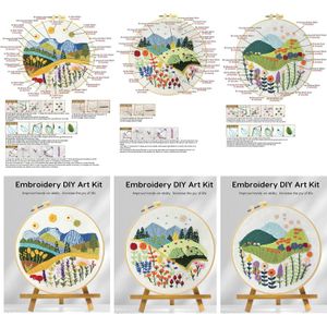 Kit Broderie Point De Croix Vervaco - Alphabet Et Chiffres | 20x22 Cm | Canevas Aïda Blanc