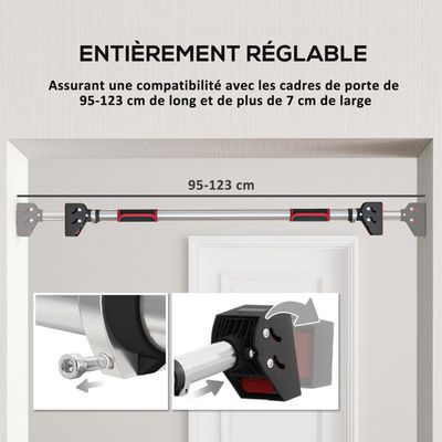 barre de traction pour porte avec verrouillage - BT 150 70 cm - Decathlon