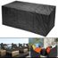Neuf Couverture De Meubles Impermeable Noir Pliage Rectangle Exterieur Pour Jardin Patio Table Armoire 152 104 71cm Fe51293 Achat Vente Housse Meuble Jardin Neuf Couverture De Meubles Imp Cdiscount