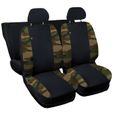 Lupex Shop Housses de siège auto compatibles pour 600 Noir Camouflage Vert-0