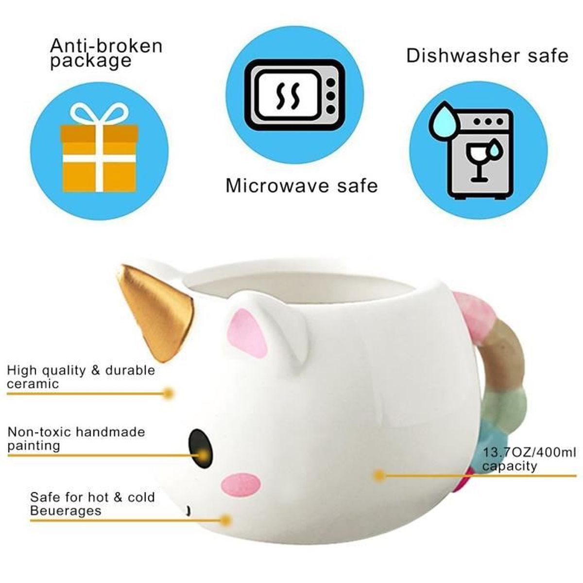 Mug Licorne Cadeau Pour Maitresse Femme Ou Fille Idee Cadeau De