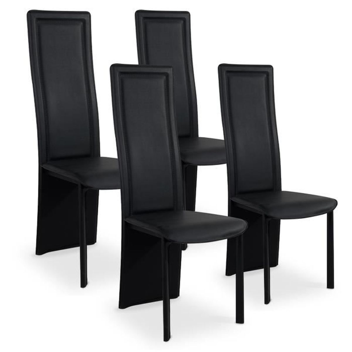 Lot de 7 chaises Maestro Noir - Achat / Vente chaise - Soldes sur Lot de 7 chaises Maestro Noir - Achat / Vente chaise - Soldes sur