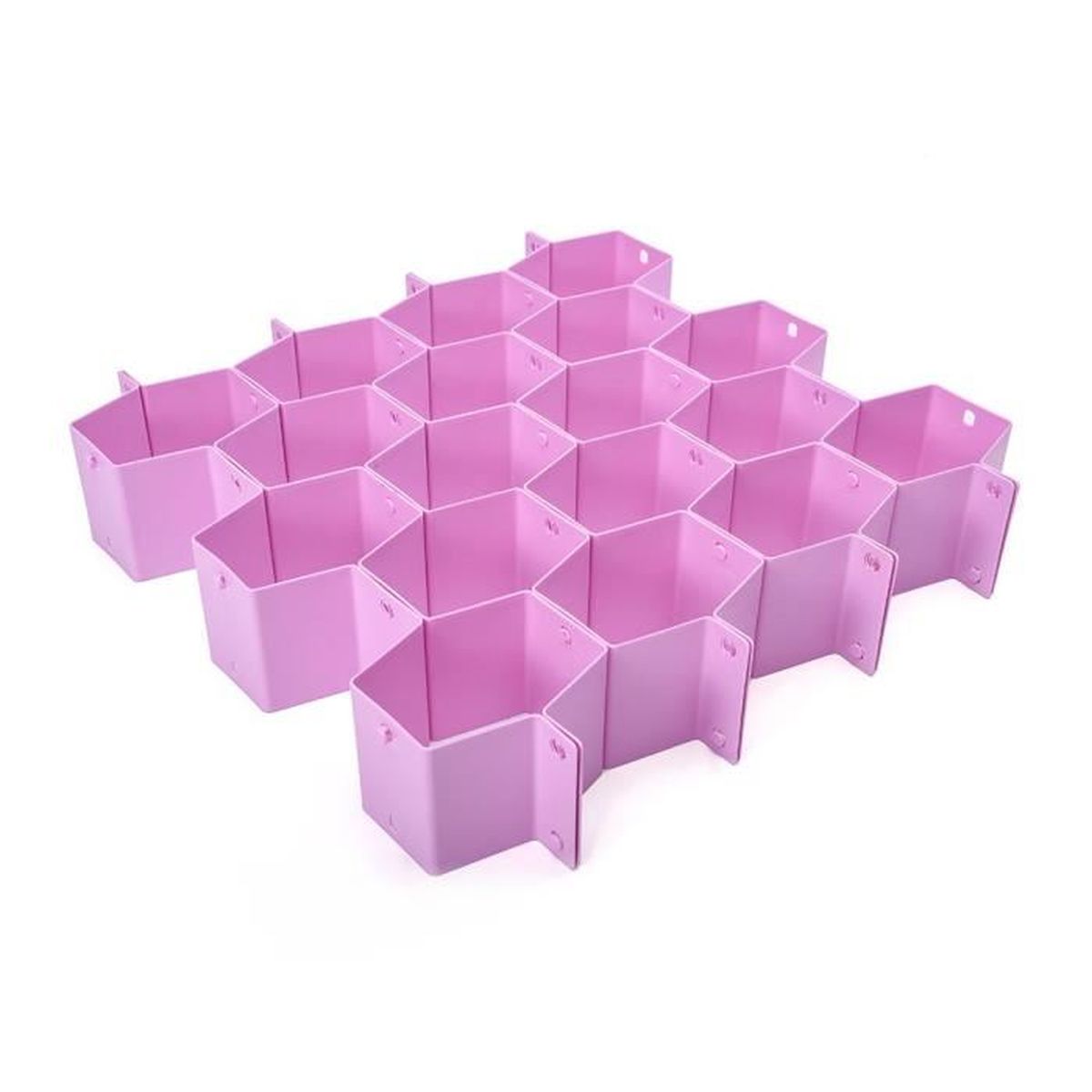 Diviseur Tiroir Diy Grille Organisateur Rangement Rose Achat