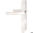 Poignée de porte fenêtre - Tokyo - Hoppe Et Cie - Blanc - Clé I - 195 mm - Carré de 7 mm - Épaisseur de porte : 68 à 72 mm