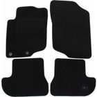 Tapis De Sol Noir Velours - J&J AUTOMOTIVE - Peugeot 207 CC - Sur Mesure - Antidérapant - Imperméable