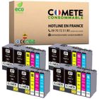 COMETE CONSOMMABLE 27XL - 20 Cartouches d'encre compatibles Epson 27XL T27 T2715 pour imprimante Epson WORKFORCE - Pack de 20 cartouches