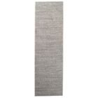 TAPISO Tapis de Couloir Passage Poil Court SARI Gris Foncé Moucheté Polypropylène Intérieur 90x690 cm