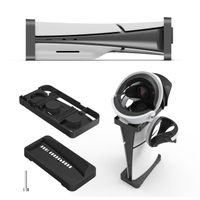 Support 2 en 1 Horizontal et Vertical pour PS5 Slim - Version Disque & Numérique | Rangement pour Casques VR2 et Écouteurs