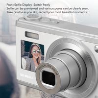 Appareil photo numérique 4K Ultra HD 60 MP 10x Zoom Optique Anti-Stress Portable pour l'Extérieur