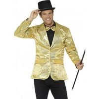 Veste disco or à sequins luxe homme