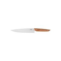 TRAMONTINA Couteau de cuisine Verttice, 20cm, Inox et bois, Marron