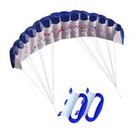 Kitesurf Aile D'entraînement, Plage Mer de Formation de Kitesurf , kitesurf Kiteboard Stunt Parafoil Kite Aile Parachute de Bleu