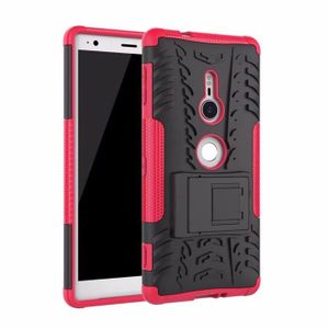 Fentes pour Cartes de crédit TERRAPIN Coque Xperia XZ2 Sony Xperia XZ2 Étui en Cuir Naturel Support de visualisation Ajustement Ultra Mince Rouge 