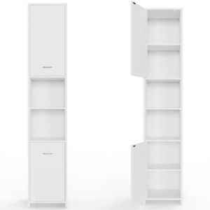 COLONNE - ARMOIRE SDB Colonne salle de bain blanche 180 x 30 x 30 cm Arm