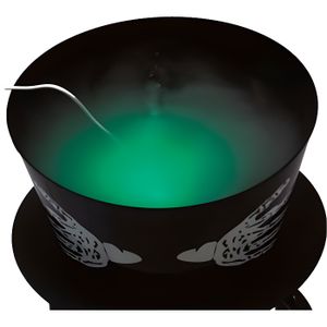 Chaudron d'Halloween LED machine à fumée chaudron sorcière Halloween  accessoires de dispositif de fumée changeant de couleur - Cdiscount Maison