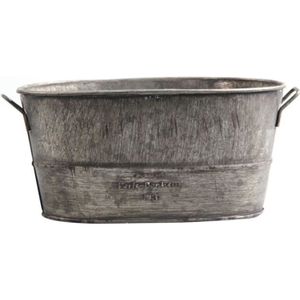 JARDINIÈRE - BAC A FLEUR Pot à plantes Vintage en Zinc, Pot décoratif pour 