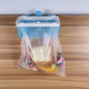 POUBELLE - CORBEILLE LON Organisateur de sac poubelle de cuisine, support de sac poubelle en plastique pliable, gadgets de cuisine HB013