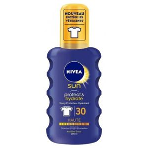 SOLAIRE CORPS VISAGE Nivea Sun Spray Protect Et Hydrate FPS30 200ml (lo