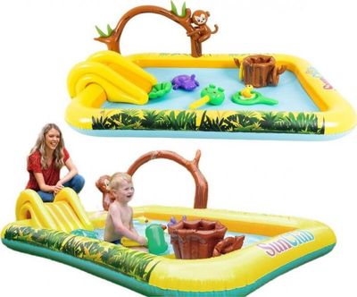 Jilong - Piscine en Forme de 8 - Ocean - 175 x 109 x 46 cm - Piscine