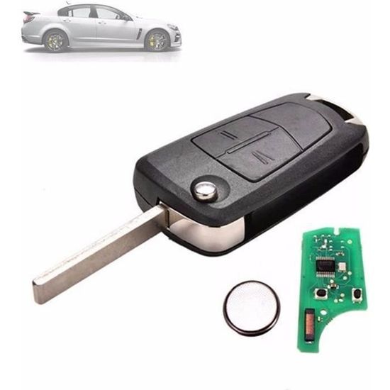 Clé Télécommande Vierge 3 Boutons ANGOFIZ – Compatible Smart Fortwo 450, Forfour 451, Roadster, City-Coupé 1998-2007