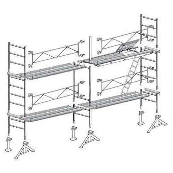 echafaudage 49 de macon 35m complet cdiscount bricolage
