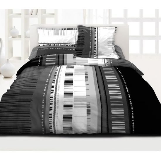 Parure De Draps Satin Noire 4 Pièces – 100x190 Cm, Drap Plat, Housse, 2 Taies (neuf)
