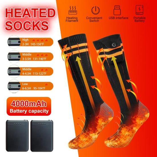 Chaussettes en laine de chameau - Artisans mongols