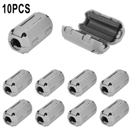 Pack De 10 Clips Anneaux TDK En Ferrite Pour Supprimer Les Bruits Sur Câbles