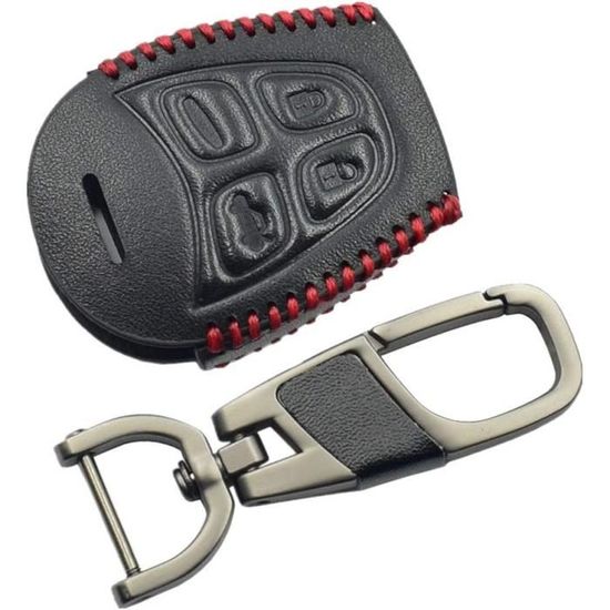 Étui Pour Clé De Voiture En Cuir Pour Jaguar XK XF XJ8 - Protection Clé, Design élégant, Couleur Assortie