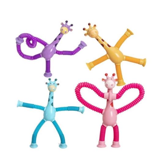Jouet de Girafe Ventouse Télescopique - Autrement - Changement de Forme