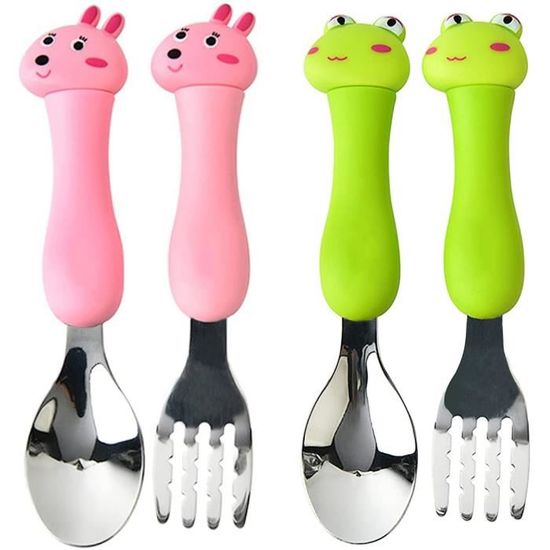 EORPAVU Couverts Enfant 3 Pièces Acier Inox 304 – Fourchette, Cuillère, Couteau Motif Dessin Animé, Set Vaisselle EORPAVU Couverts Enfant 3 Pièces Acier Inox 304 – Fourchette, Cuillère, Couteau Motif Dessin Animé, Set Vaisselle