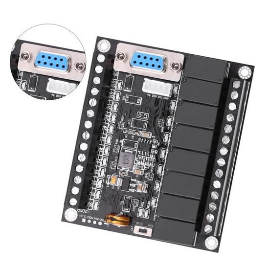 Contrôleur Programmable PLC FX1N-30MR carte de commande industrielle 24